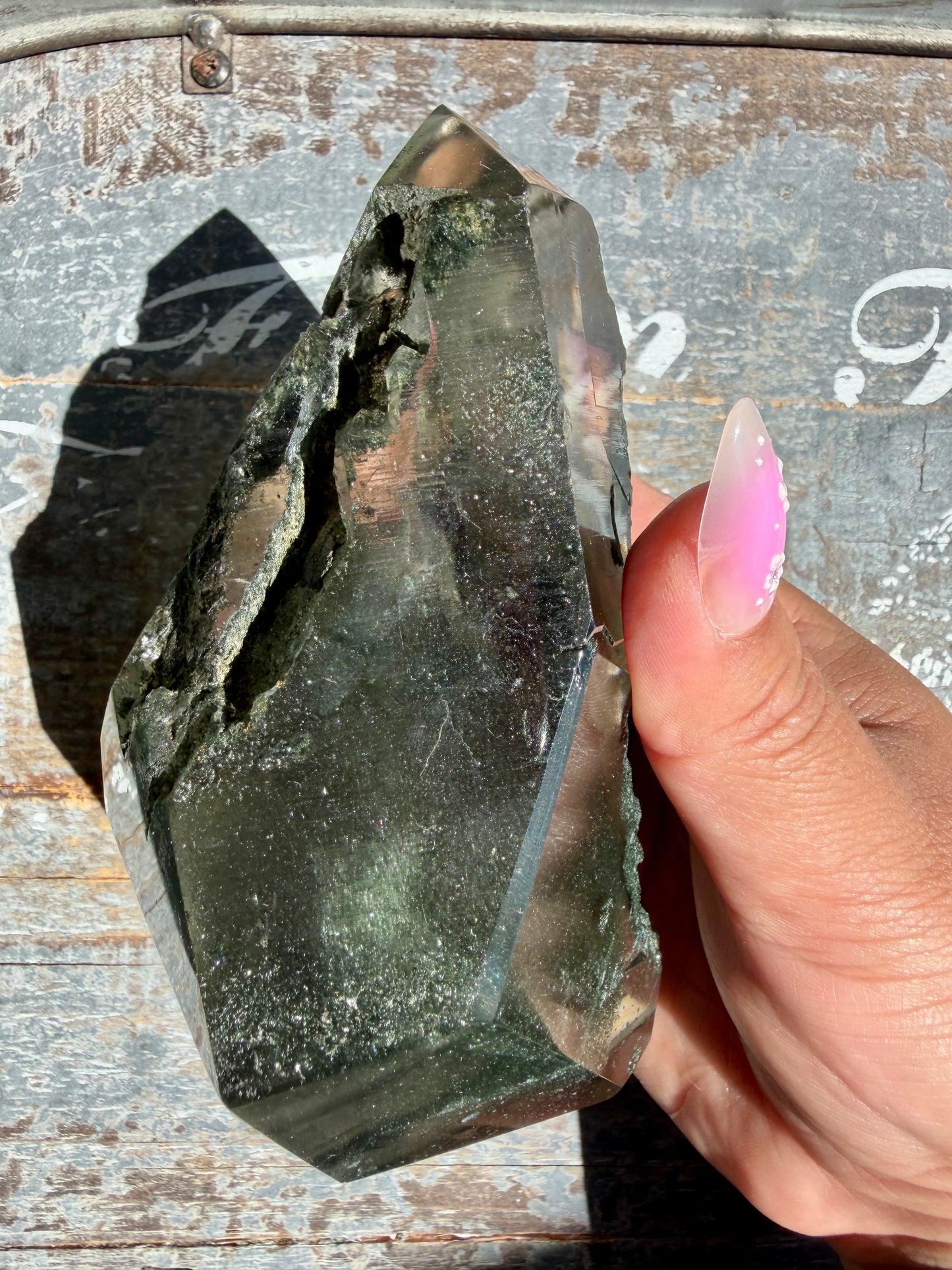Gorgeous Himalayan Quartz with Chlorite | India | Opt 9 (VIDEO)