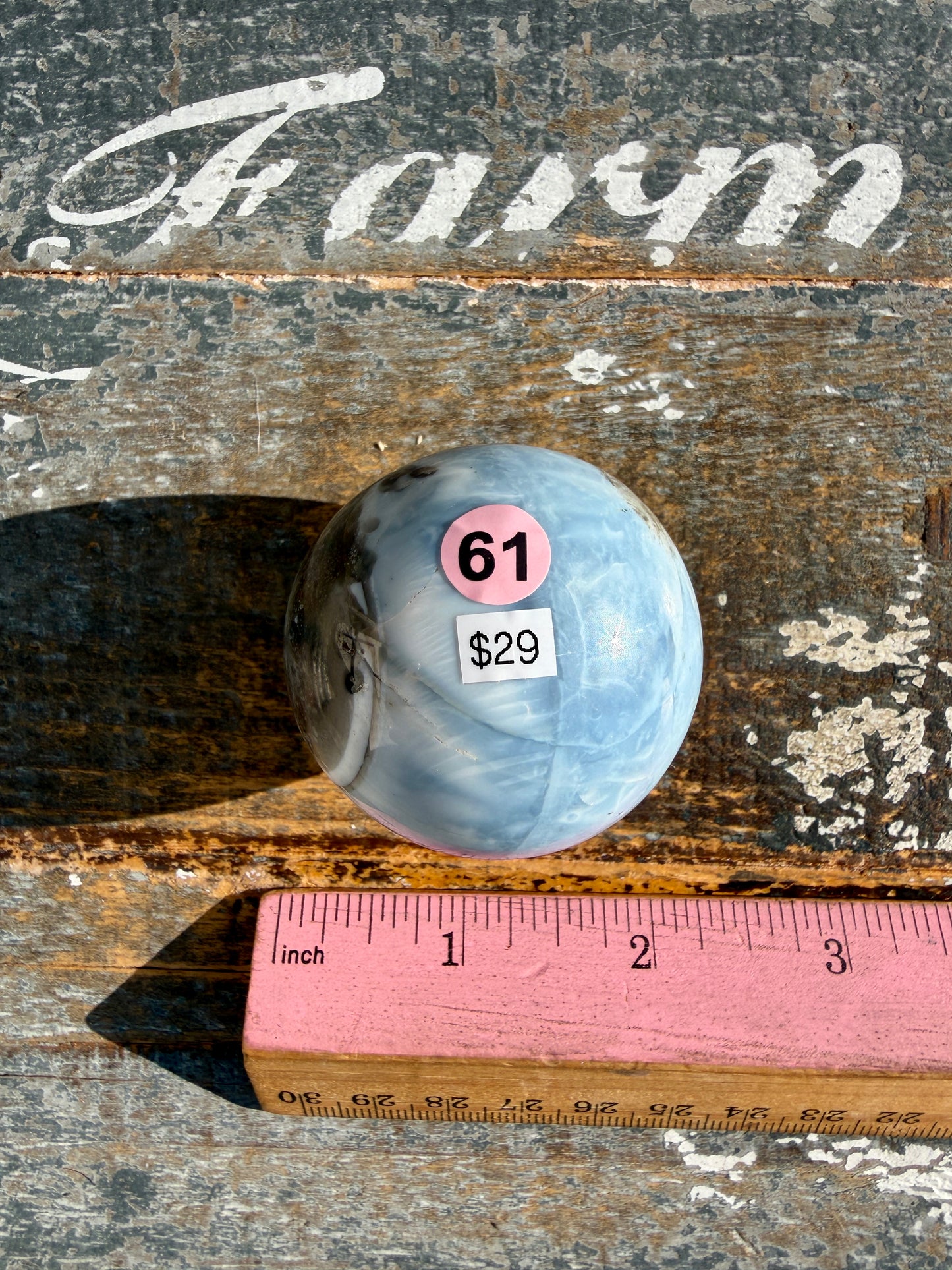 Gorgeous Blue Opal Sphere | India | Opt 61