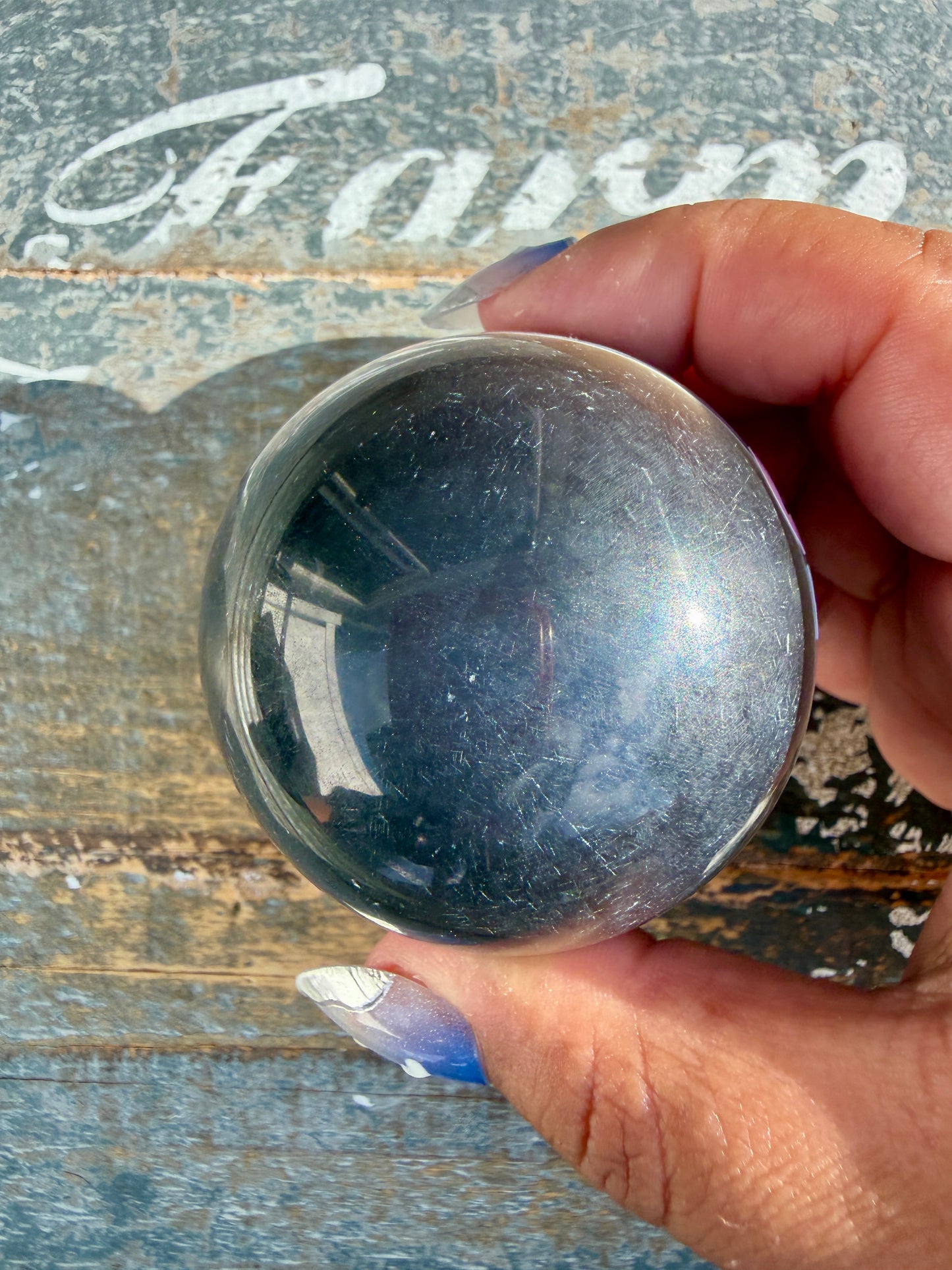 Gorgeous Blue Opal Sphere | India | Opt 48