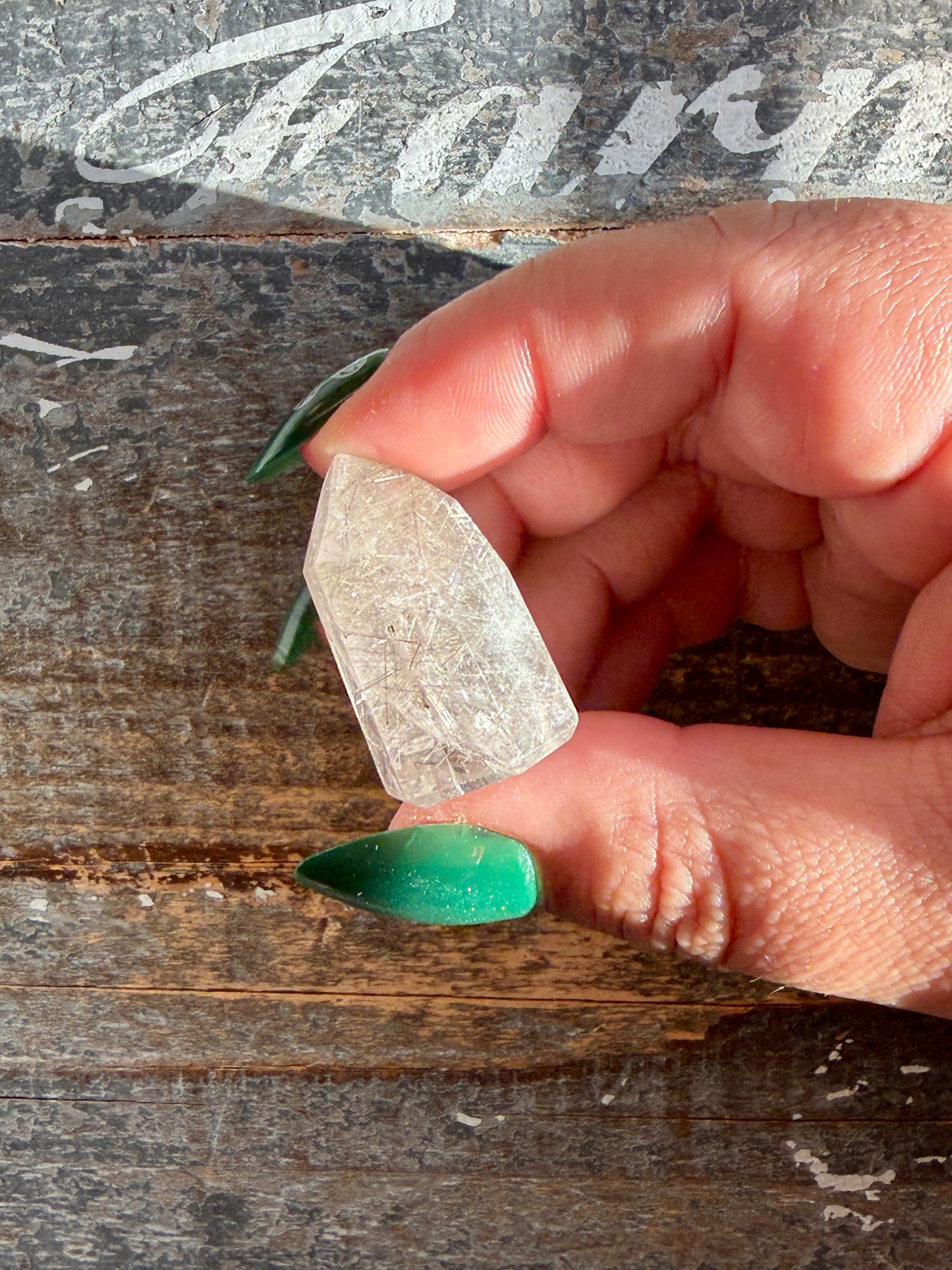 Mini Rutile in Quartz Tower | Opt S | Brazil