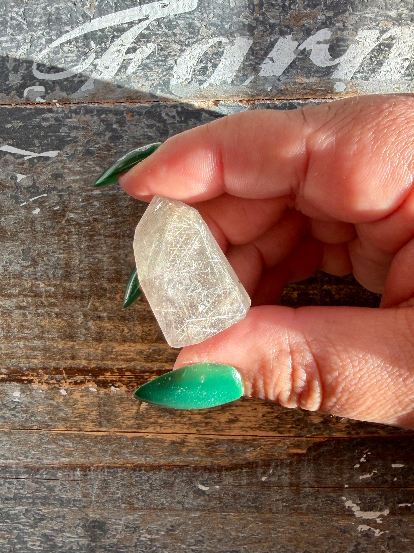 Mini Rutile in Quartz Tower | Opt S | Brazil