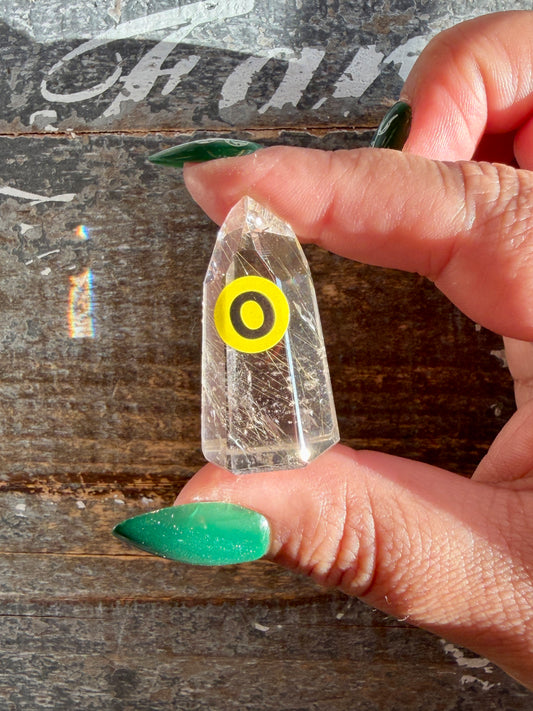 Mini Rutile in Quartz Tower | Opt O | Brazil