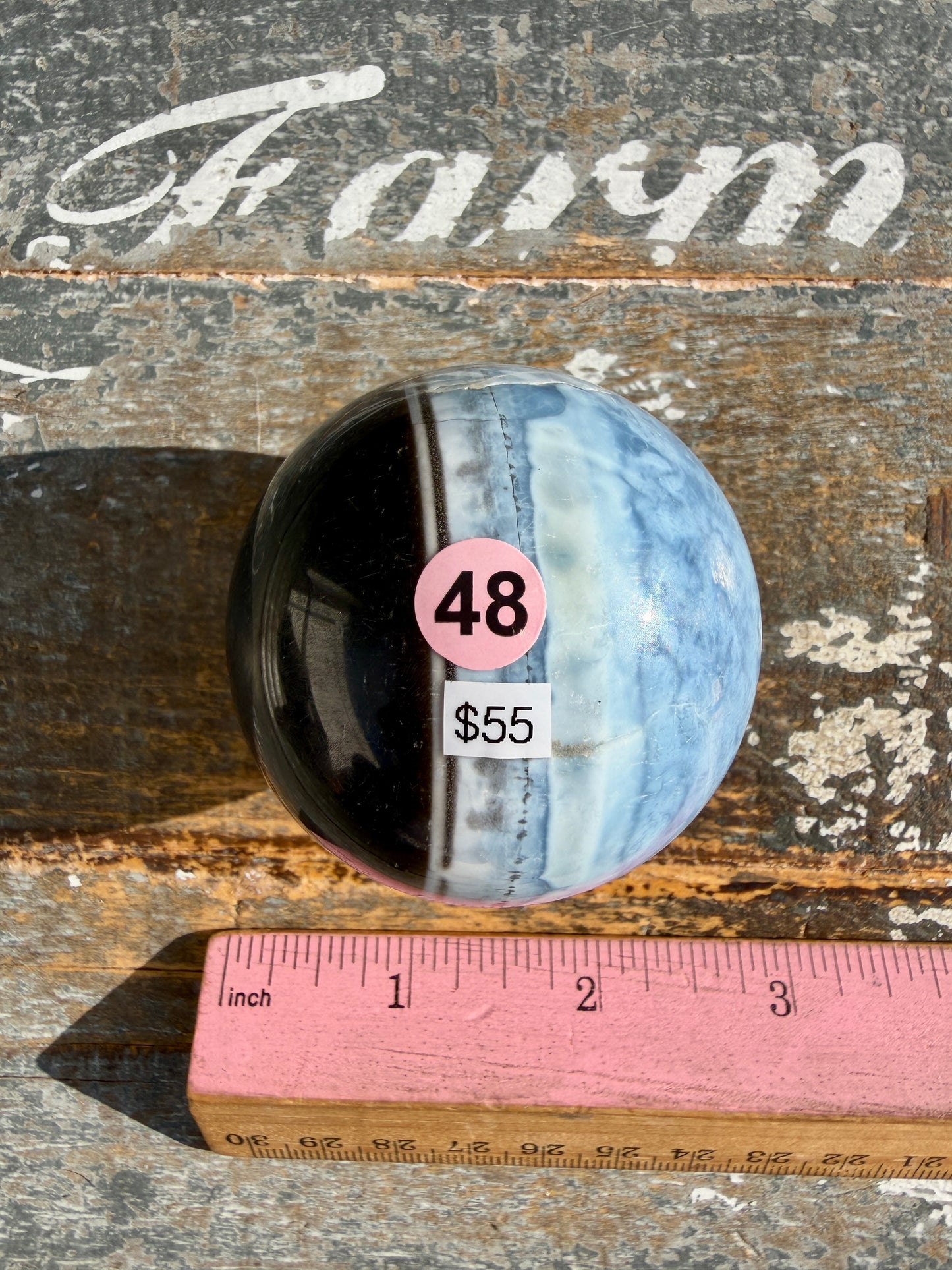 Gorgeous Blue Opal Sphere | India | Opt 48