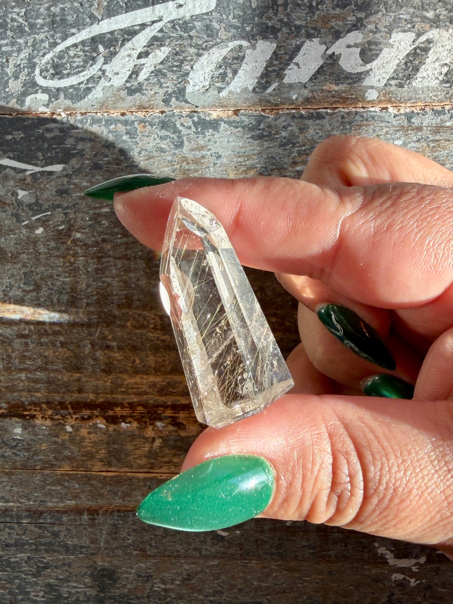 Mini Rutile in Quartz Tower | Opt O | Brazil
