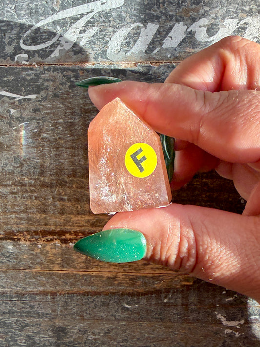 Mini Rutile in Quartz Tower | Opt F | Brazil