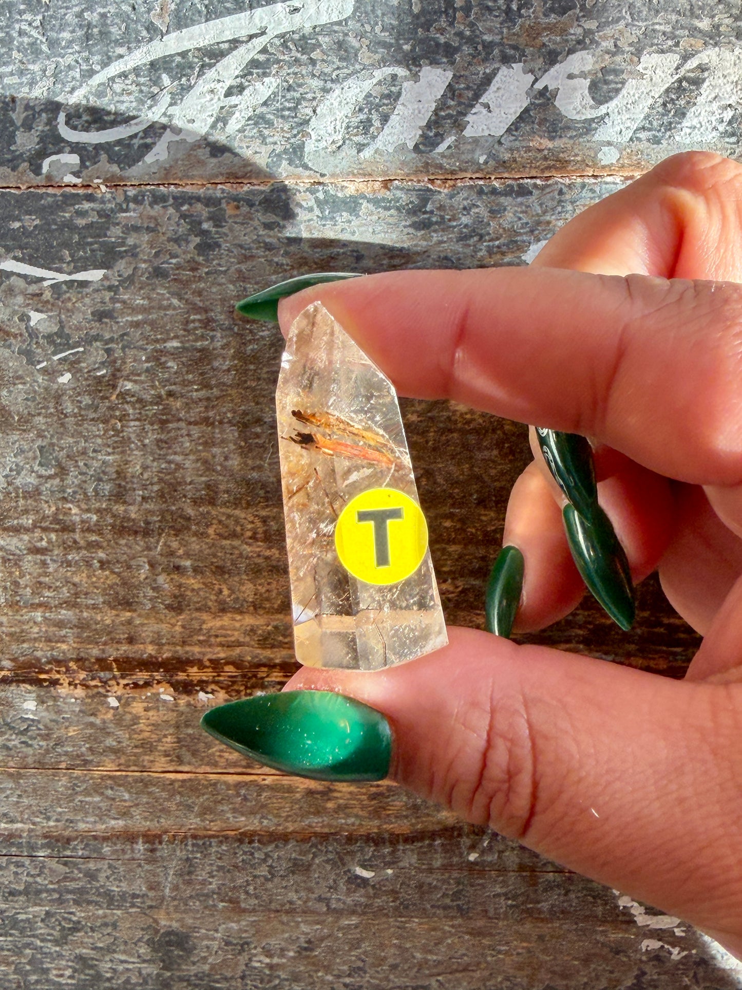 Mini Rutile in Quartz Tower | Opt T | Brazil