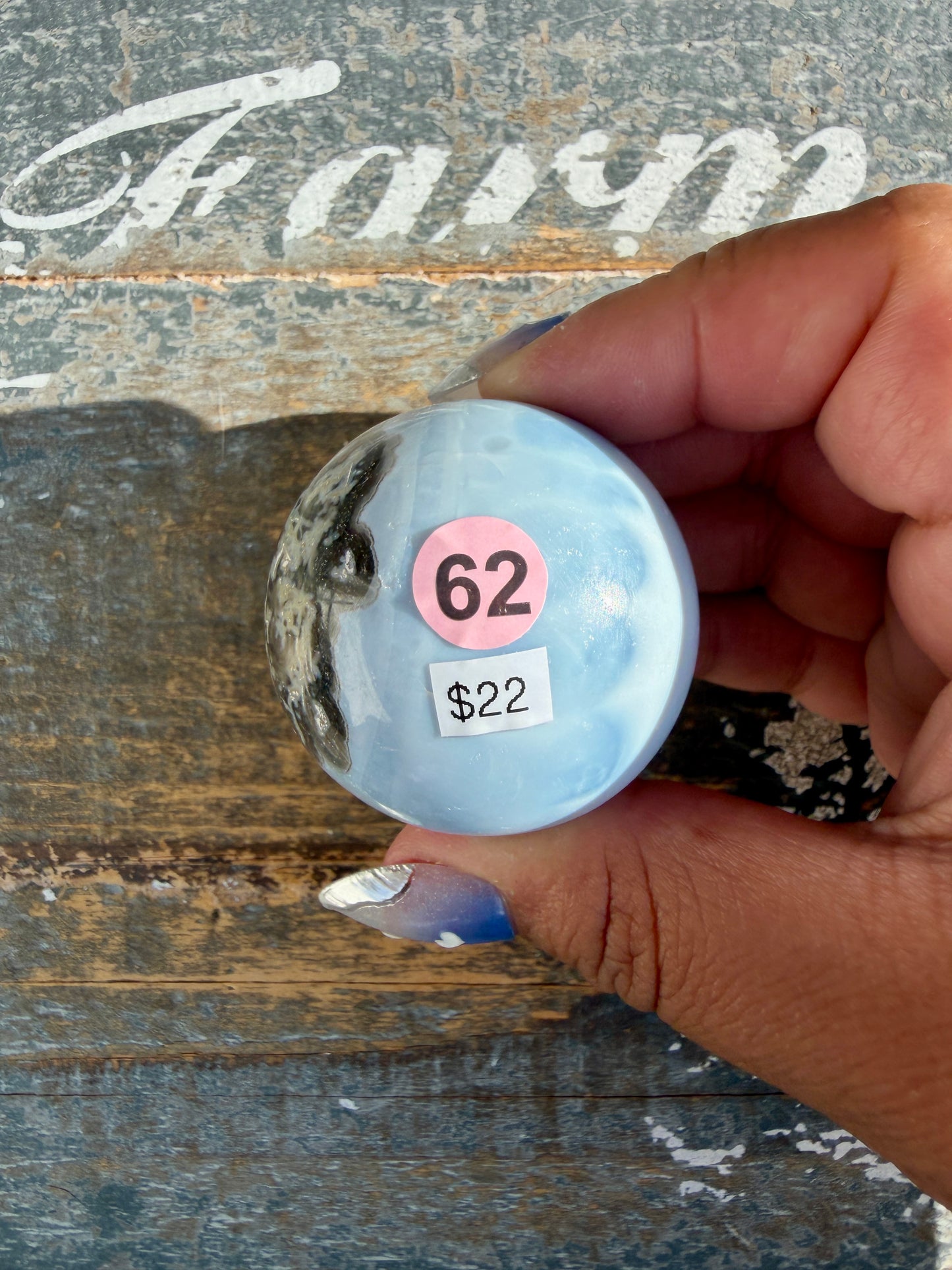 Gorgeous Blue Opal Sphere | India | Opt 62
