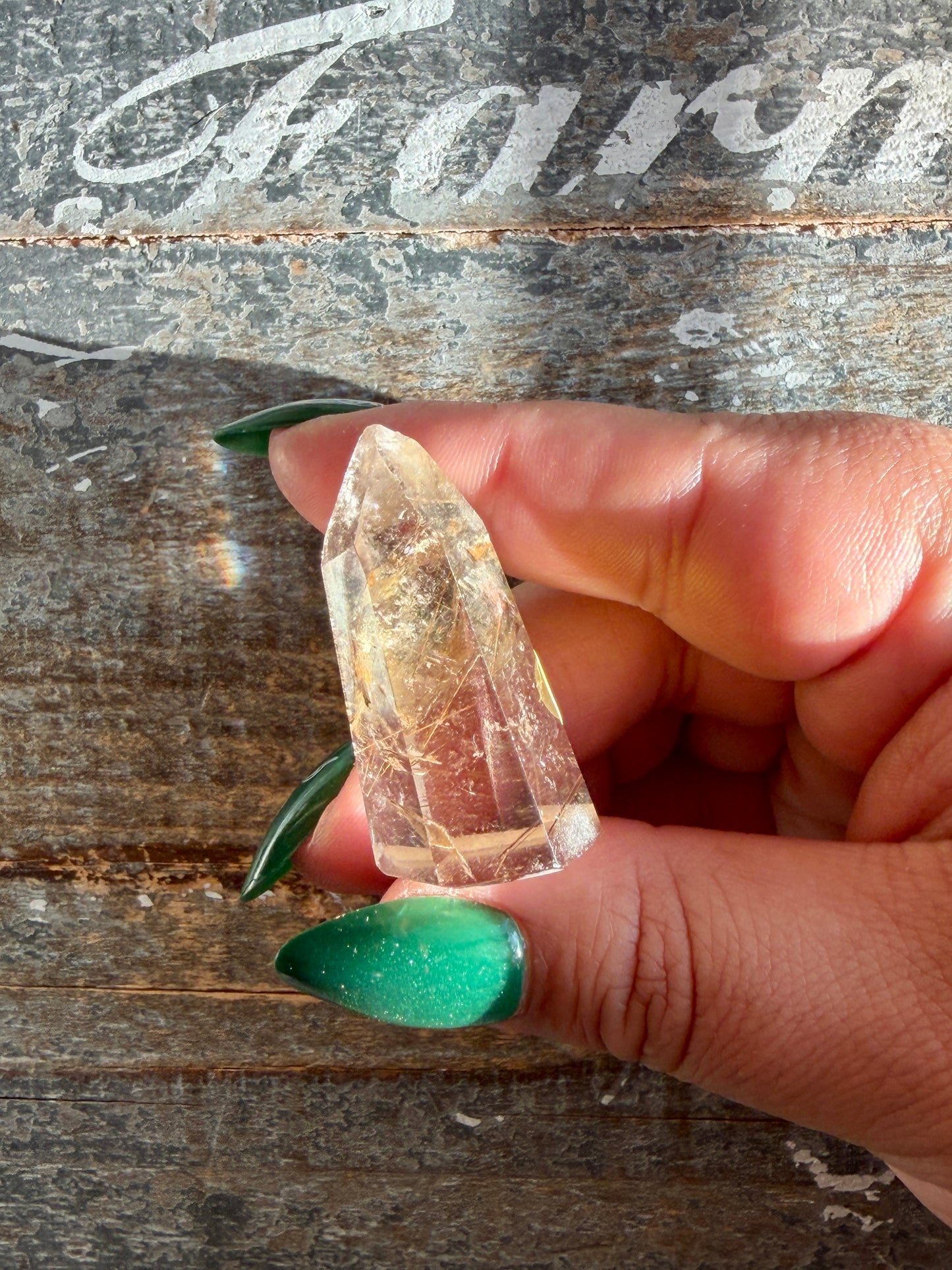 Mini Rutile in Quartz Tower | Opt T | Brazil