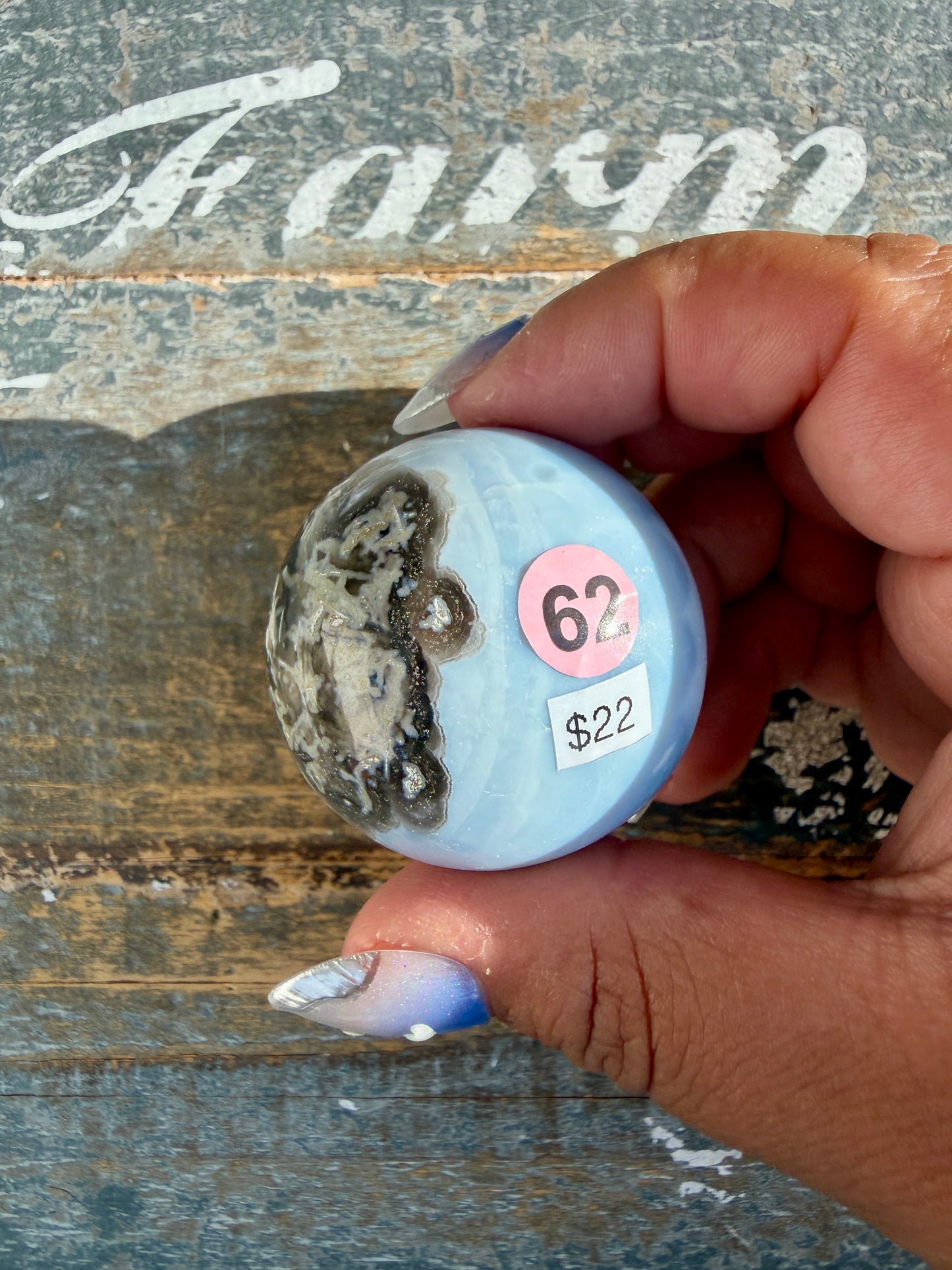 Gorgeous Blue Opal Sphere | India | Opt 62