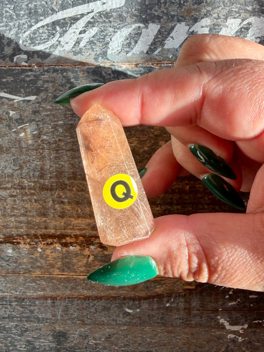 Mini Rutile in Quartz Tower | Opt Q | Brazil