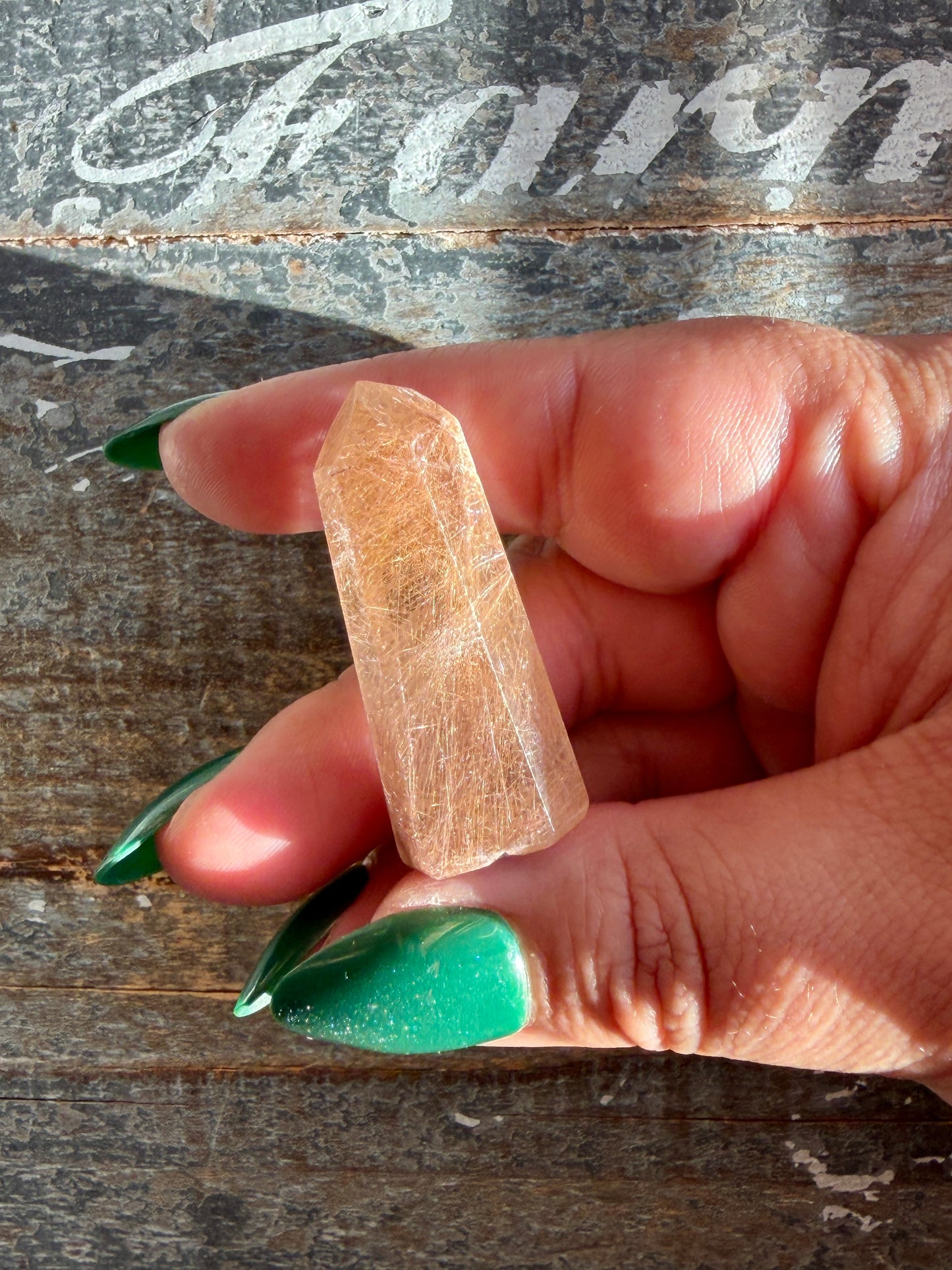 Mini Rutile in Quartz Tower | Opt Q | Brazil