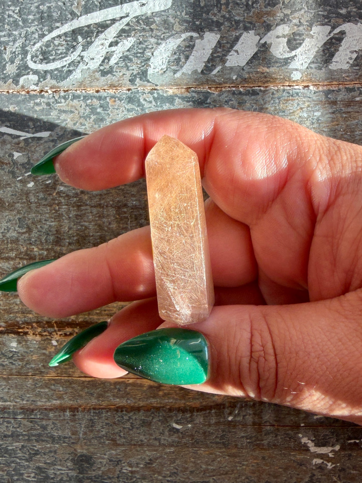 Mini Rutile in Quartz Tower | Opt Q | Brazil