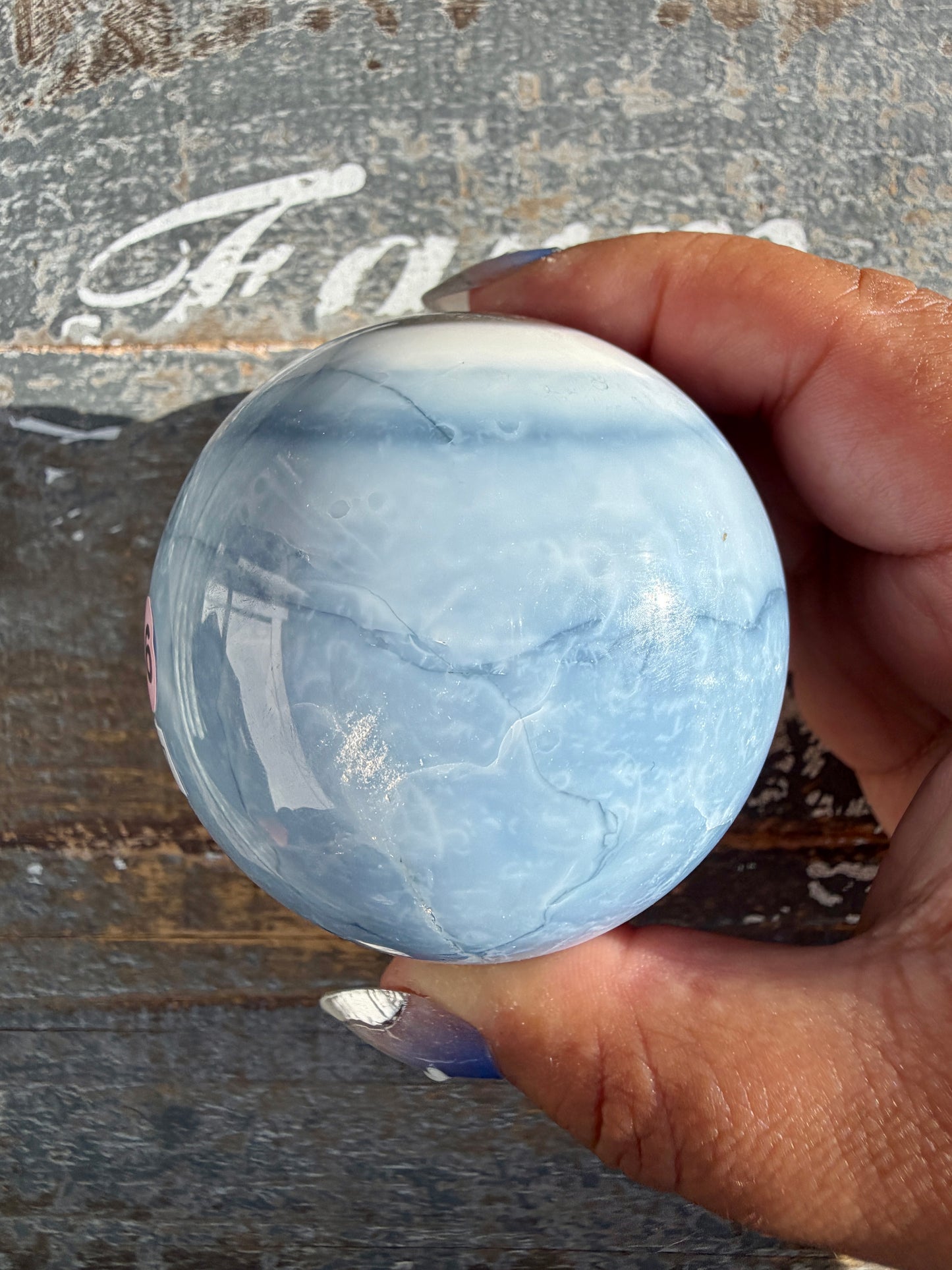 Gorgeous Blue Opal Sphere | India | Opt 36