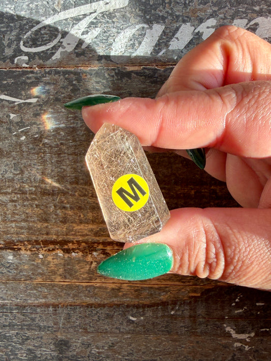 Mini Rutile in Quartz Tower | Opt M | Brazil