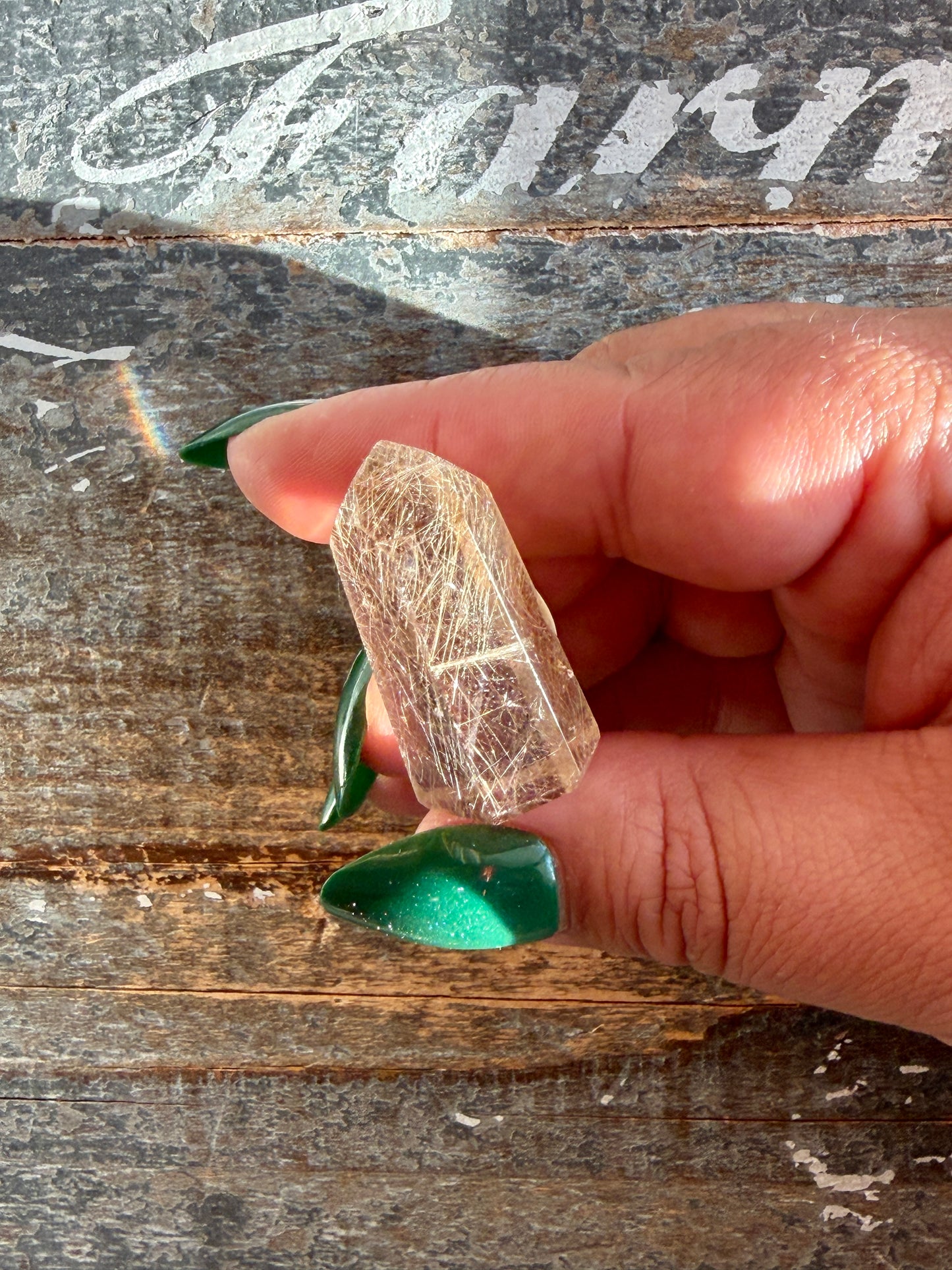 Mini Rutile in Quartz Tower | Opt M | Brazil