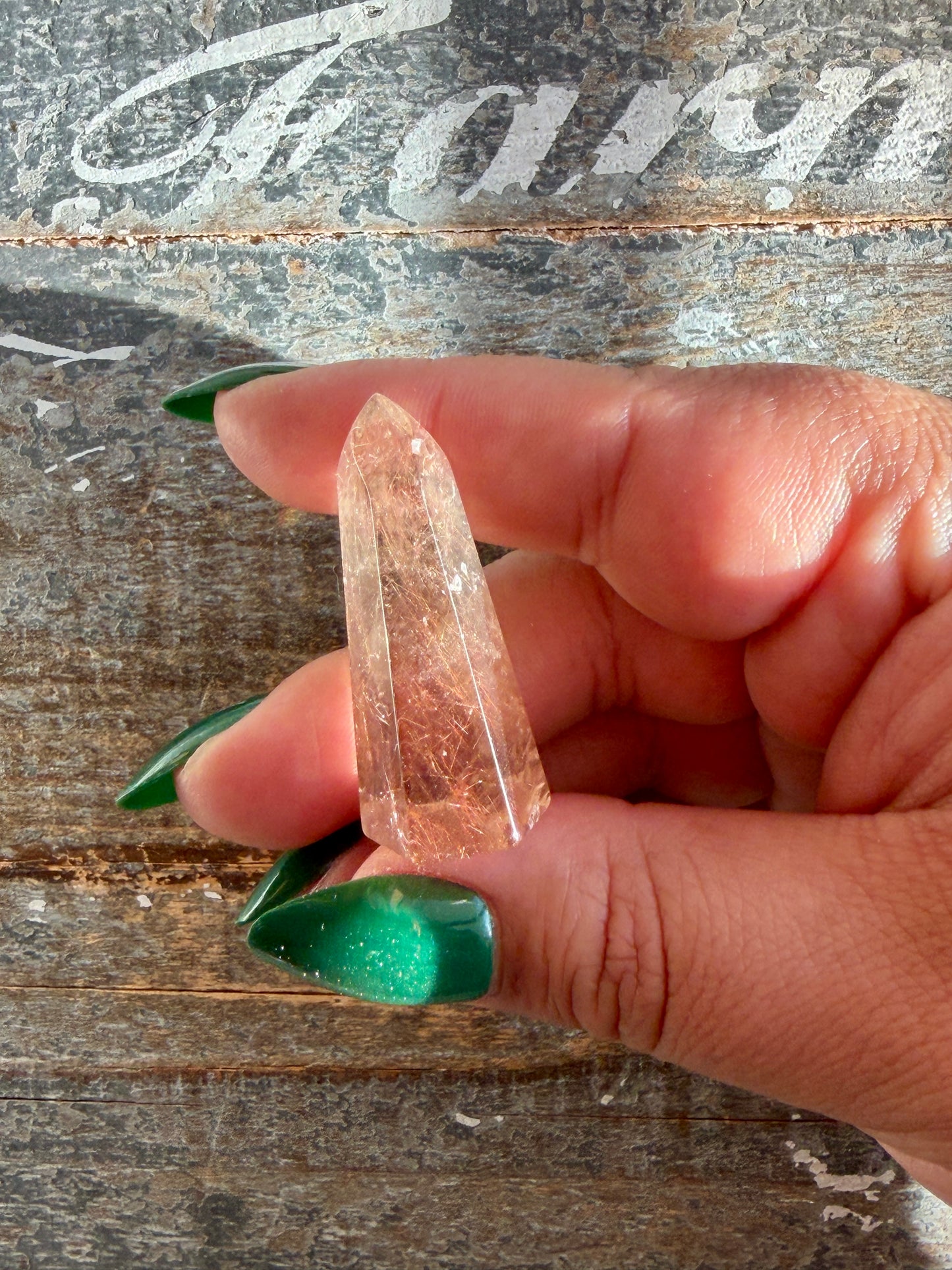 Mini Rutile in Quartz Tower | Opt N | Brazil