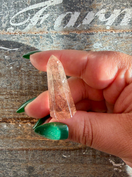Mini Rutile in Quartz Tower | Opt N | Brazil