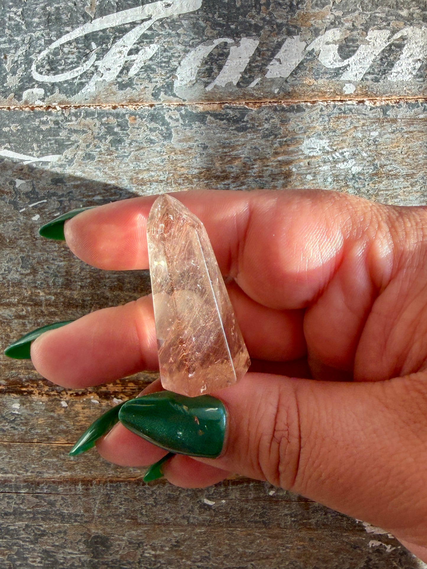 Mini Rutile in Quartz Tower | Opt N | Brazil