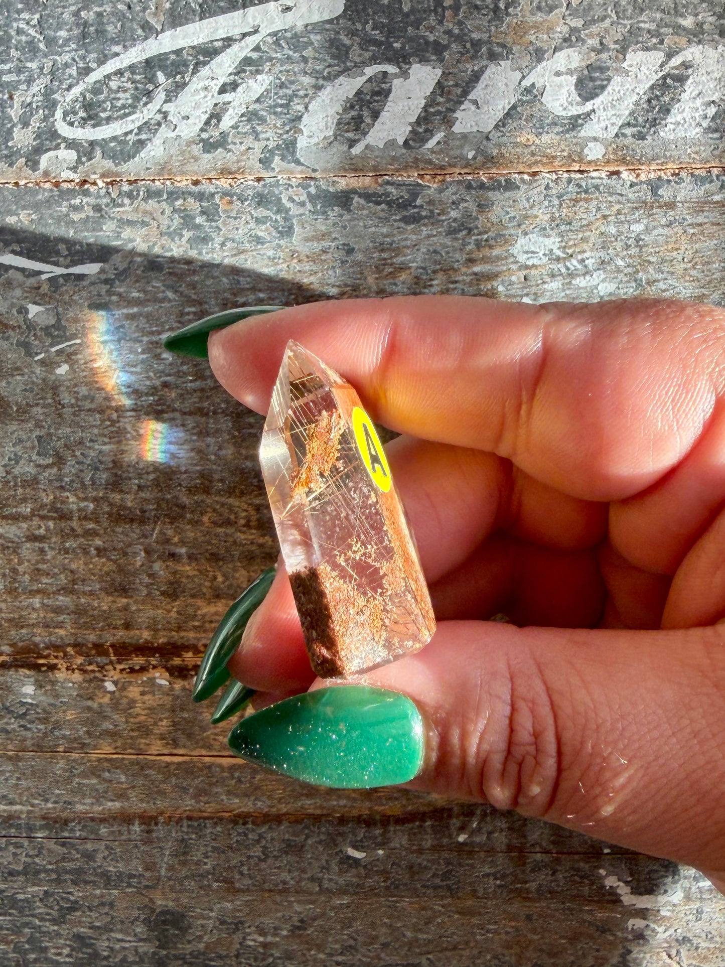 Mini Rutile in Quartz Tower | Opt A | Brazil