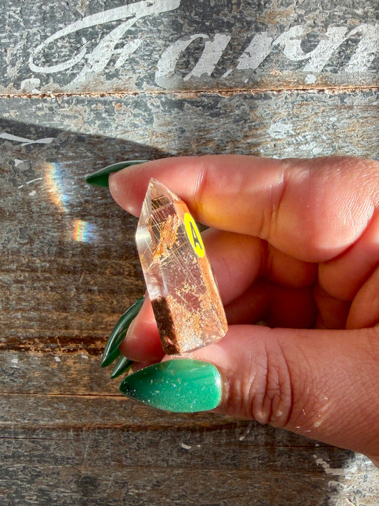 Mini Rutile in Quartz Tower | Opt A | Brazil