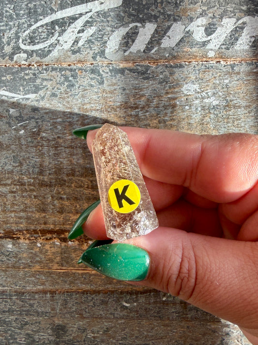 Mini Rutile in Quartz Tower | Opt K | Brazil