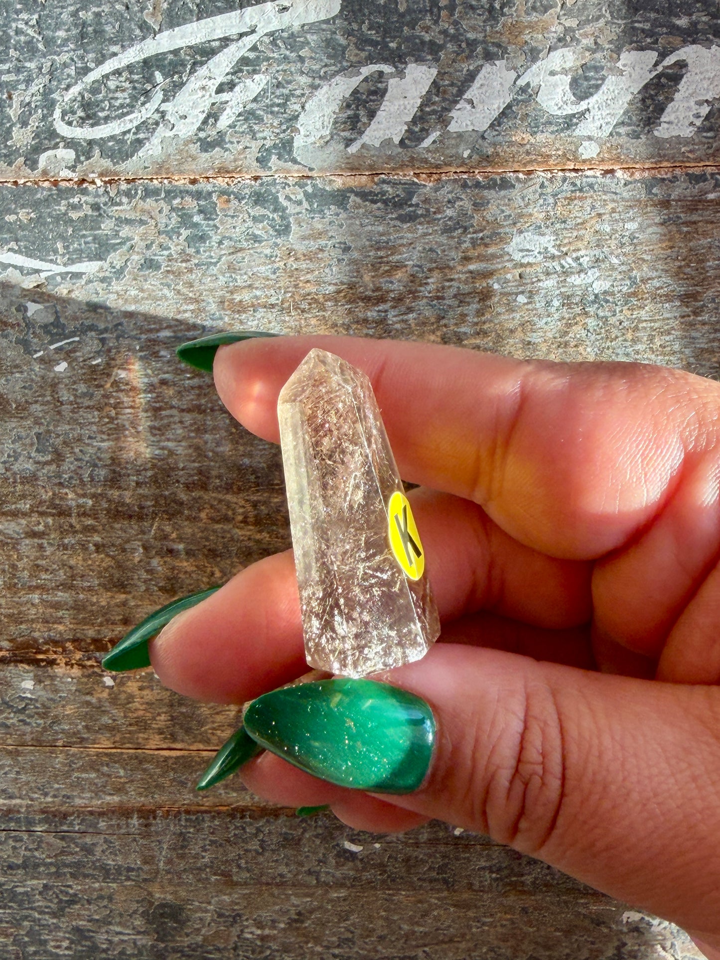 Mini Rutile in Quartz Tower | Opt K | Brazil