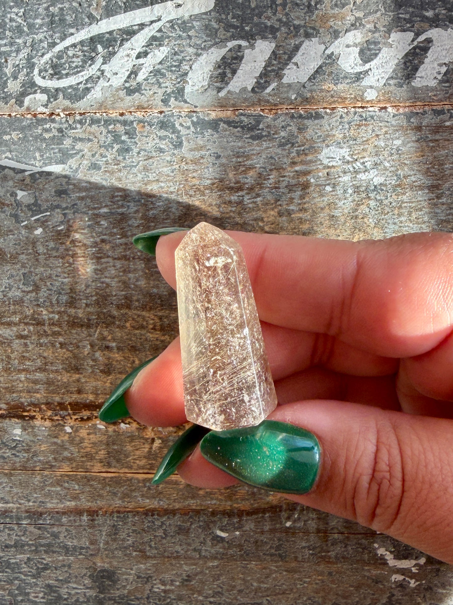 Mini Rutile in Quartz Tower | Opt K | Brazil