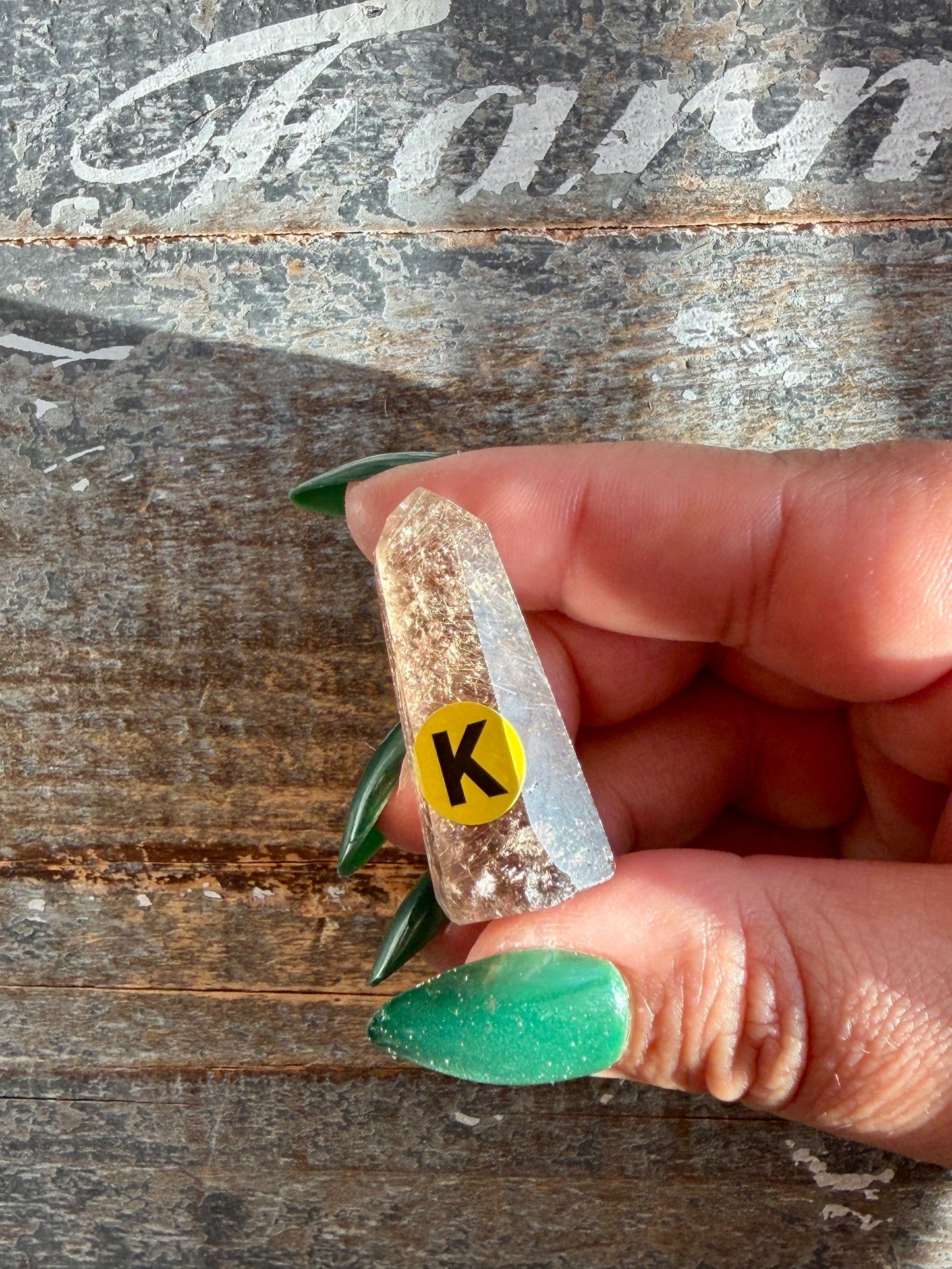 Mini Rutile in Quartz Tower | Opt K | Brazil