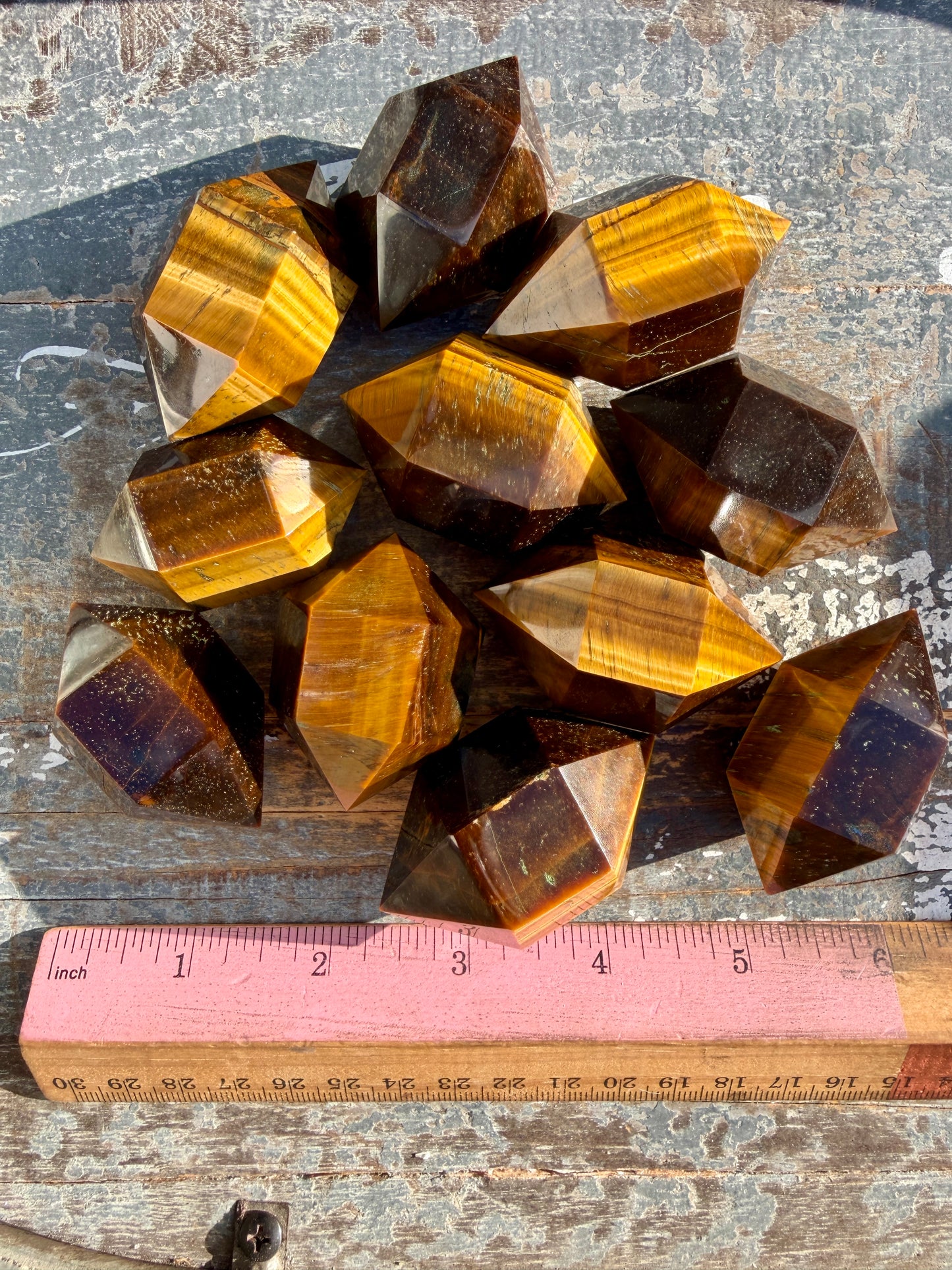 One (1) Tigers Eye Mini Chunky Wand | Intuitively Chosen