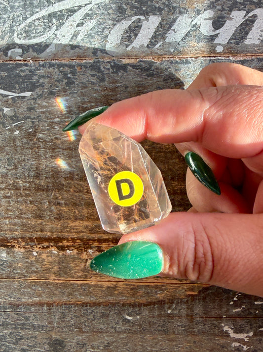 Mini Rutile in Quartz Tower | Opt D | Brazil