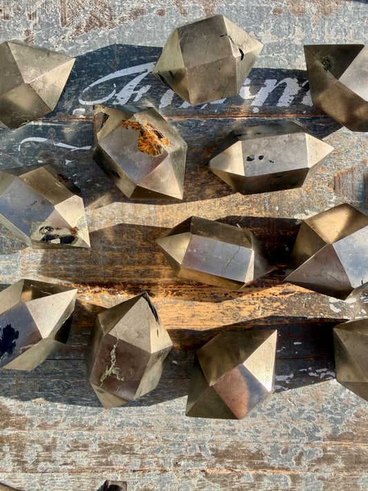 One (1) Pyrite Mini Chunky Wand | Intuitively Chosen