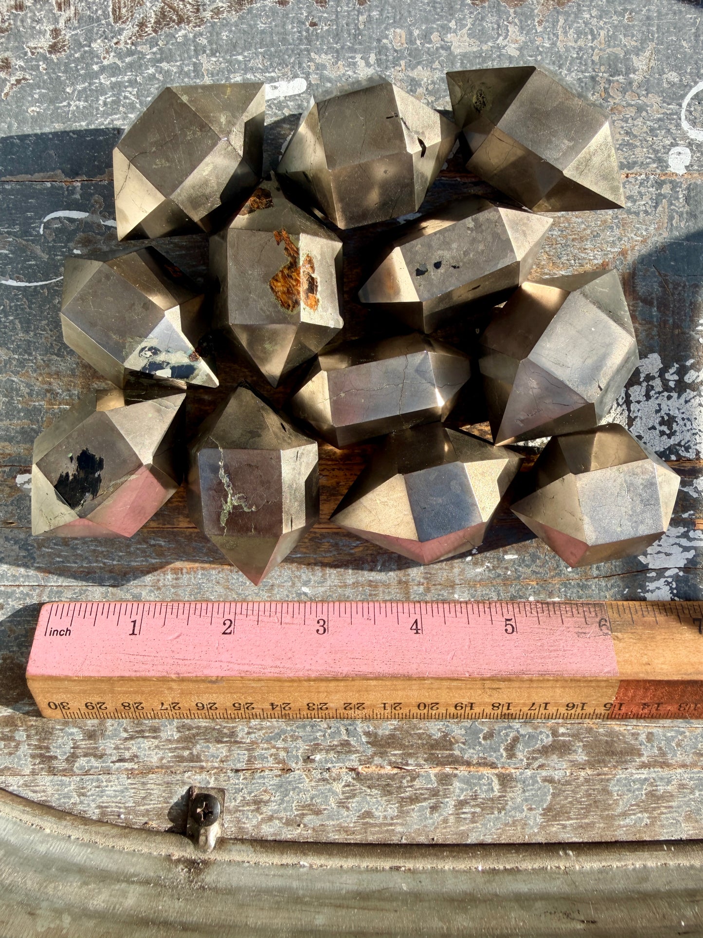 One (1) Pyrite Mini Chunky Wand | Intuitively Chosen
