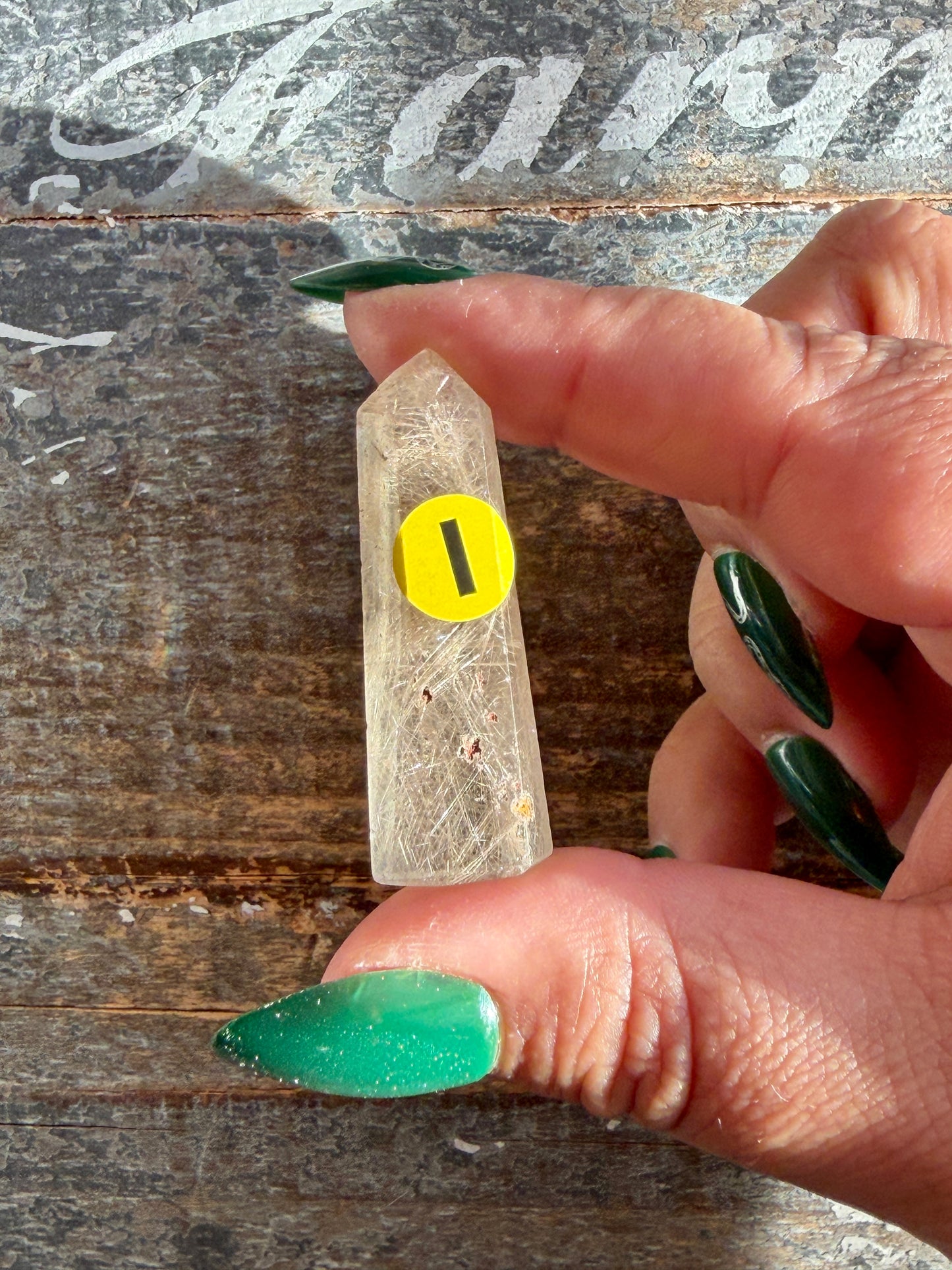 Mini Rutile in Quartz Tower | Opt I | Brazil