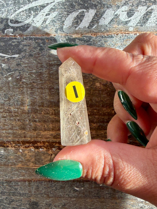 Mini Rutile in Quartz Tower | Opt I | Brazil