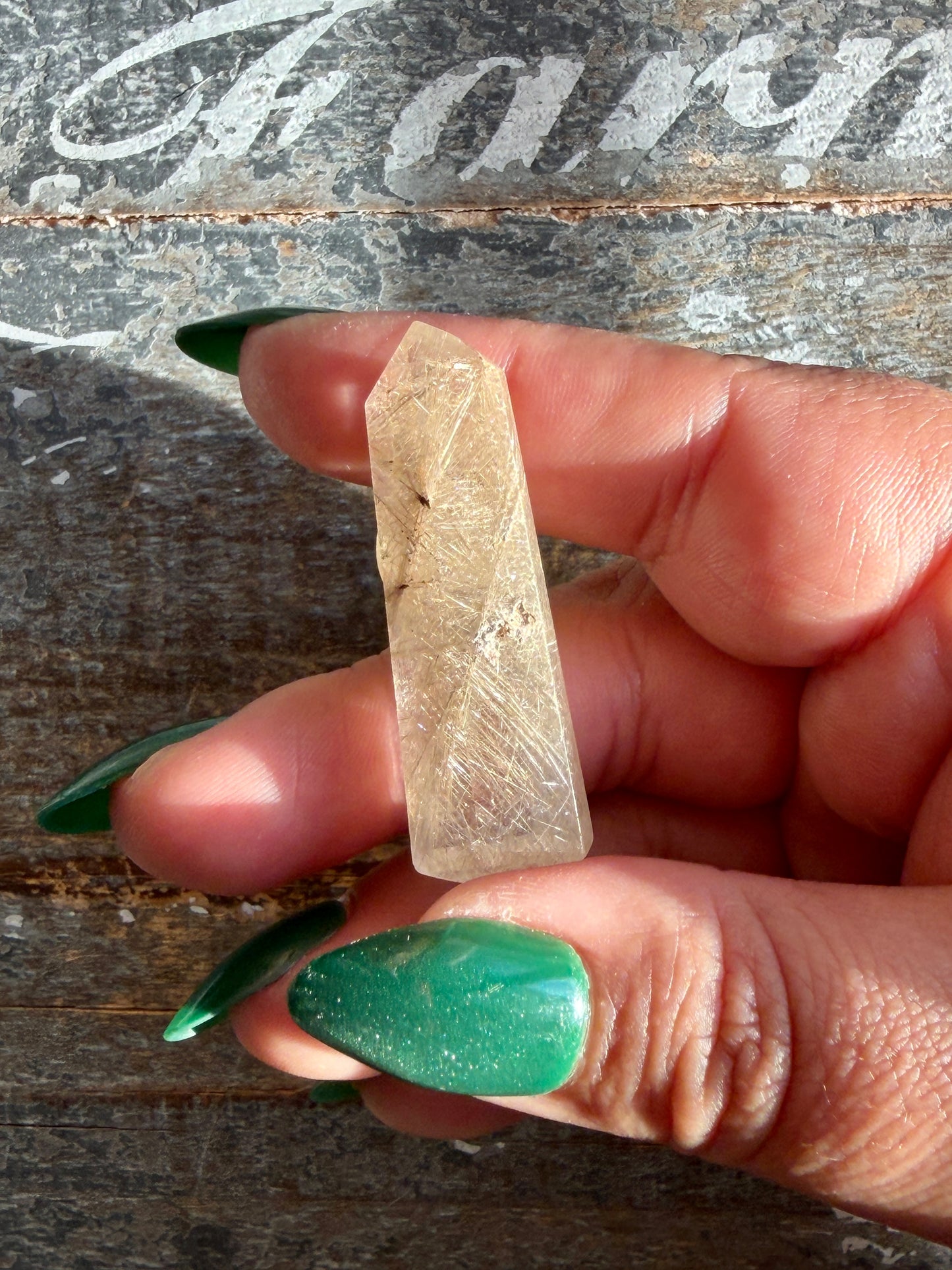 Mini Rutile in Quartz Tower | Opt I | Brazil