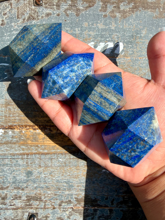 One (1) Lapis Lazuli Mini Chunky Wand | Intuitively Chosen