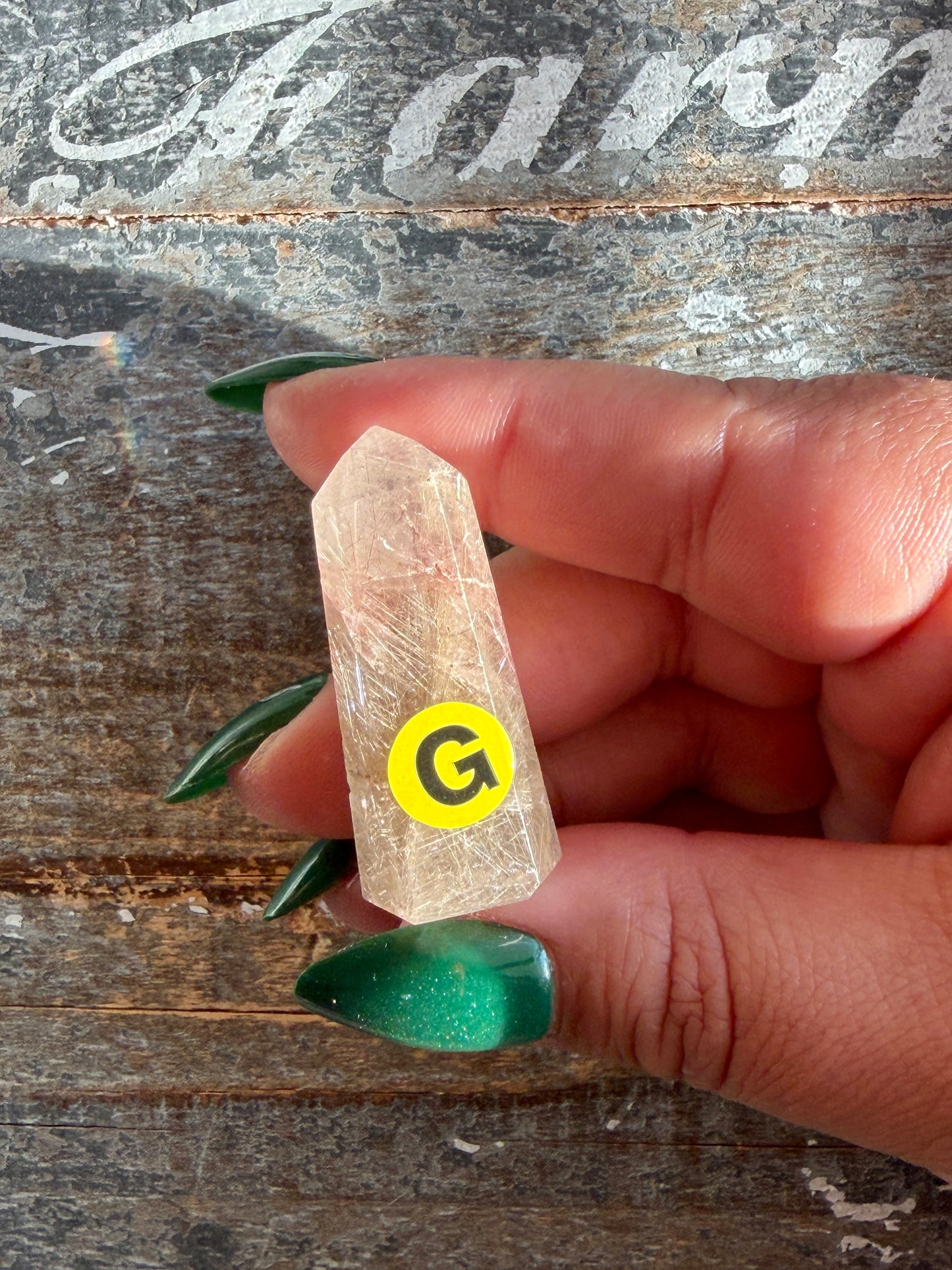 Mini Rutile in Quartz Tower | Opt G | Brazil