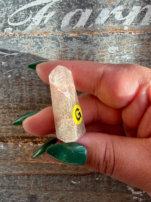 Mini Rutile in Quartz Tower | Opt G | Brazil