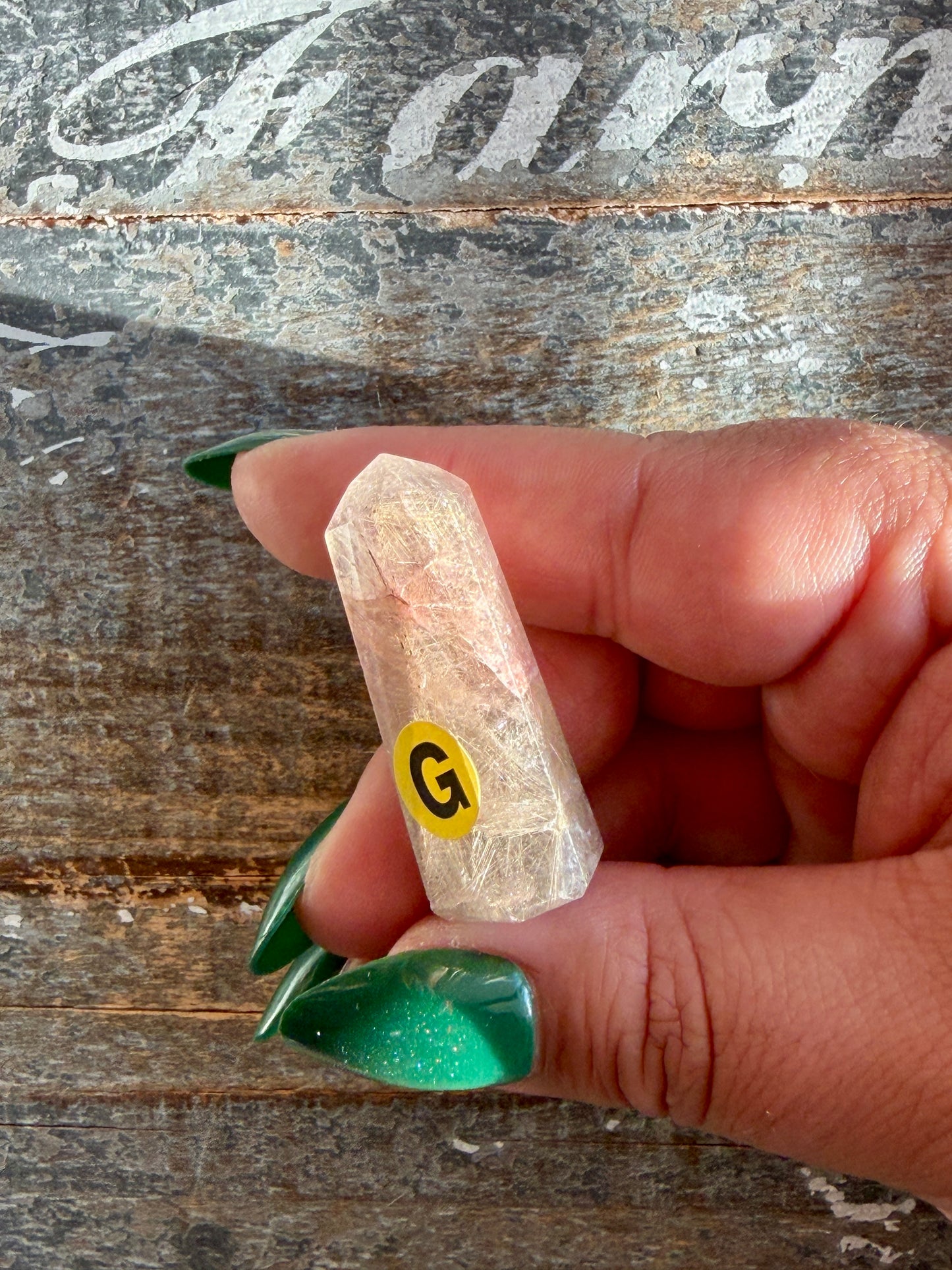 Mini Rutile in Quartz Tower | Opt G | Brazil