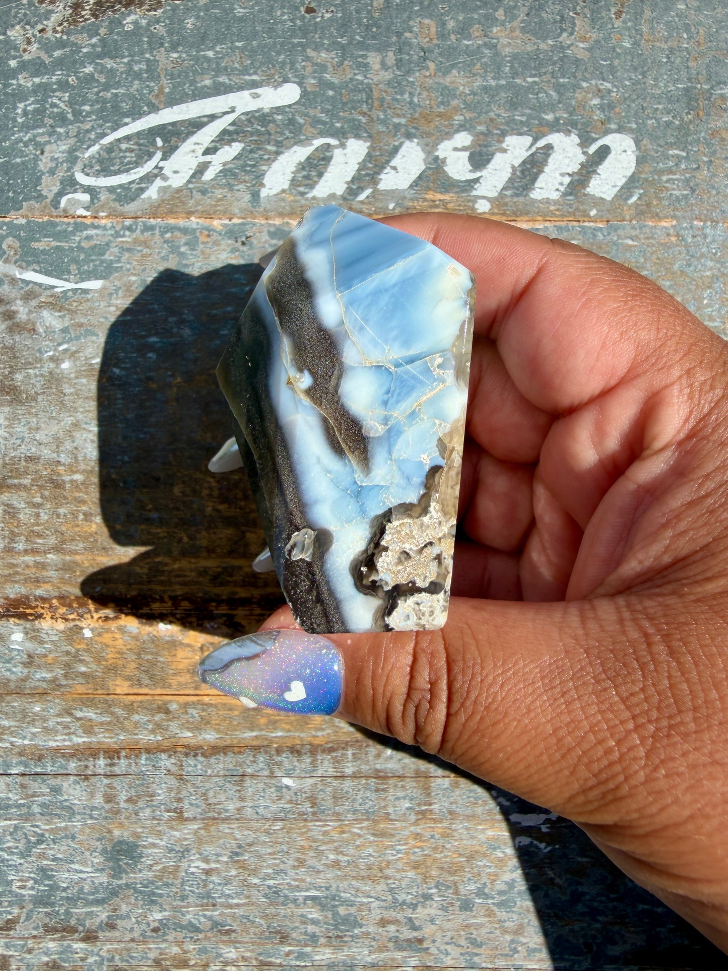 Gorgeous Blue Opal Tower/Freeform | India | Opt 84