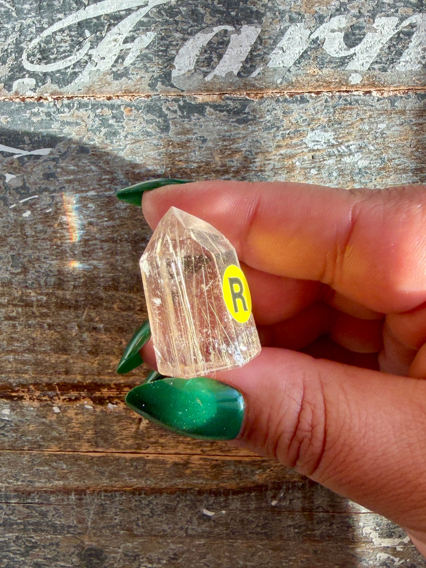 Mini Rutile in Quartz Tower | Opt R | Brazil