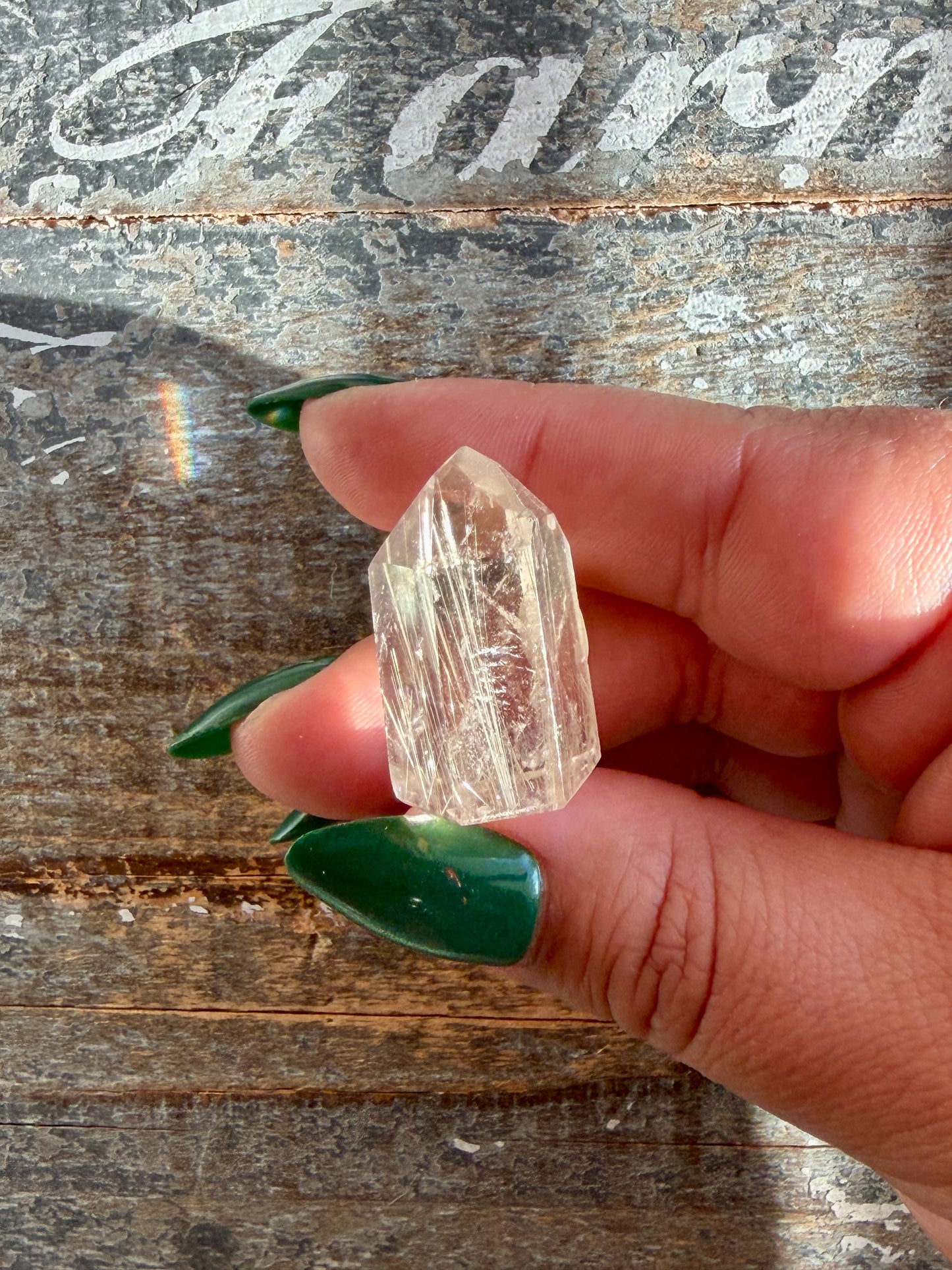 Mini Rutile in Quartz Tower | Opt R | Brazil