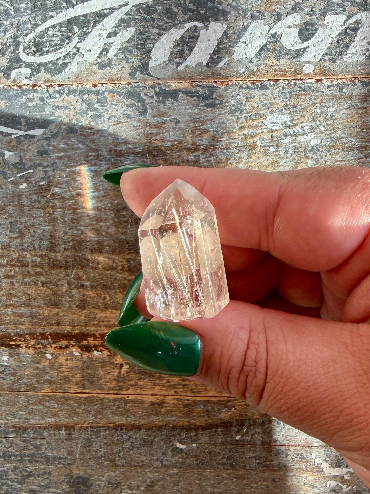 Mini Rutile in Quartz Tower | Opt R | Brazil