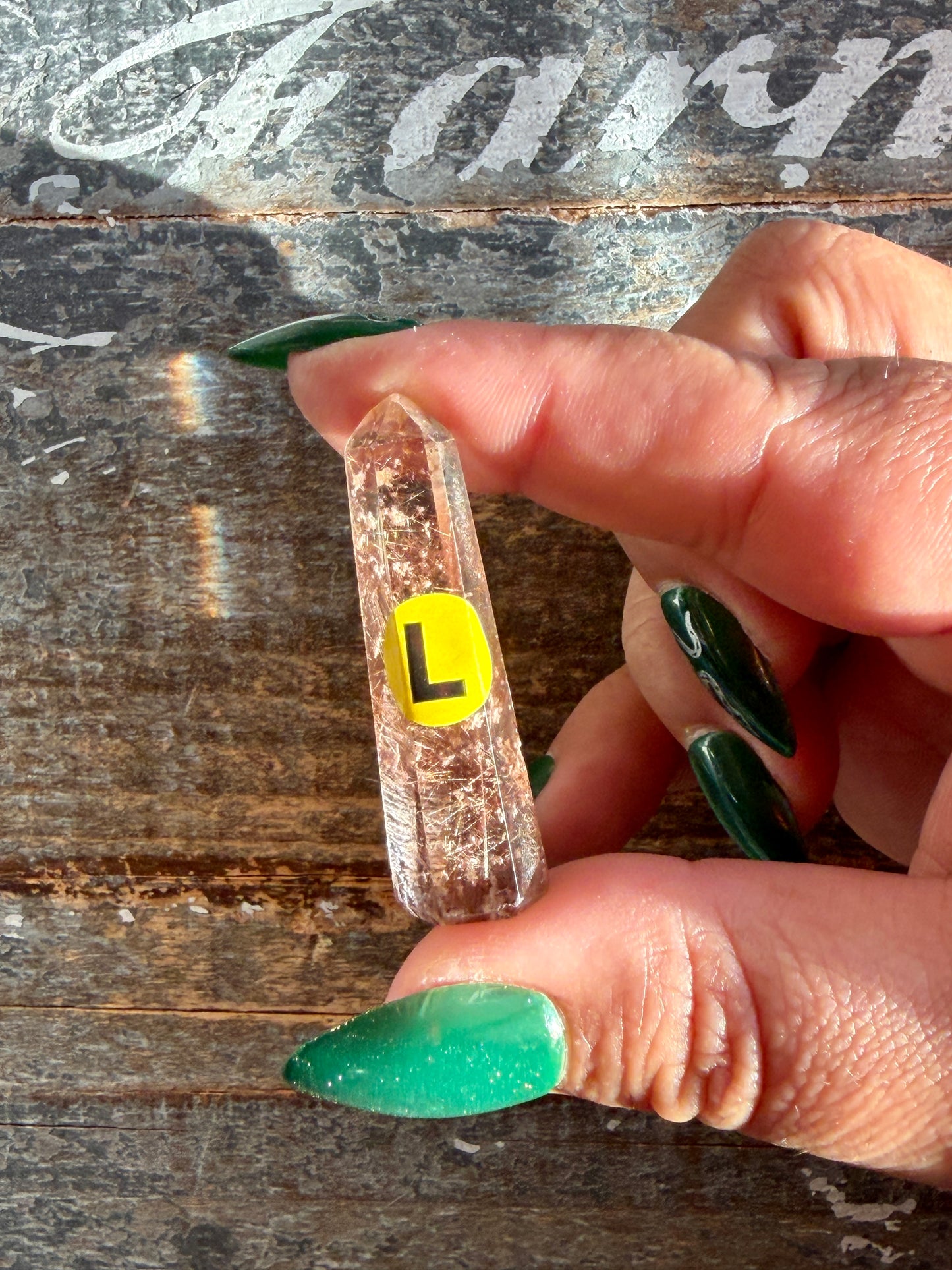 Mini Rutile in Quartz Tower | Opt L | Brazil
