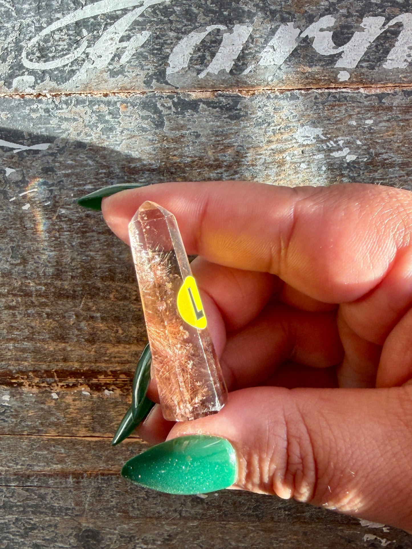 Mini Rutile in Quartz Tower | Opt L | Brazil