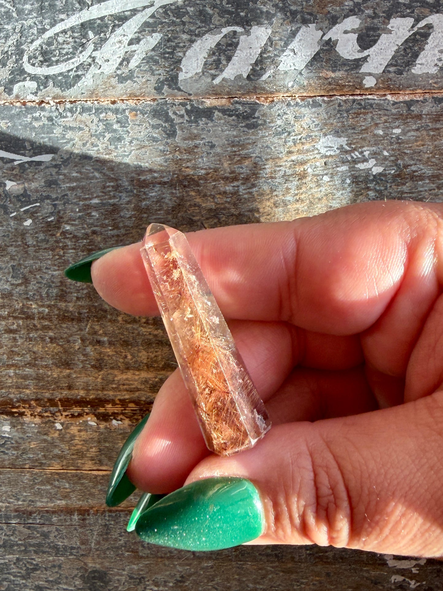 Mini Rutile in Quartz Tower | Opt L | Brazil