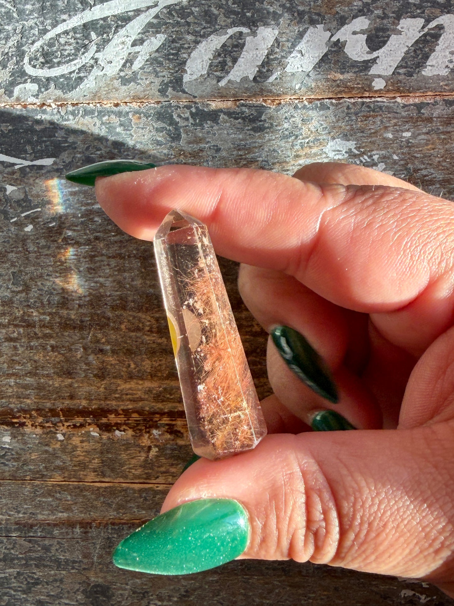 Mini Rutile in Quartz Tower | Opt L | Brazil