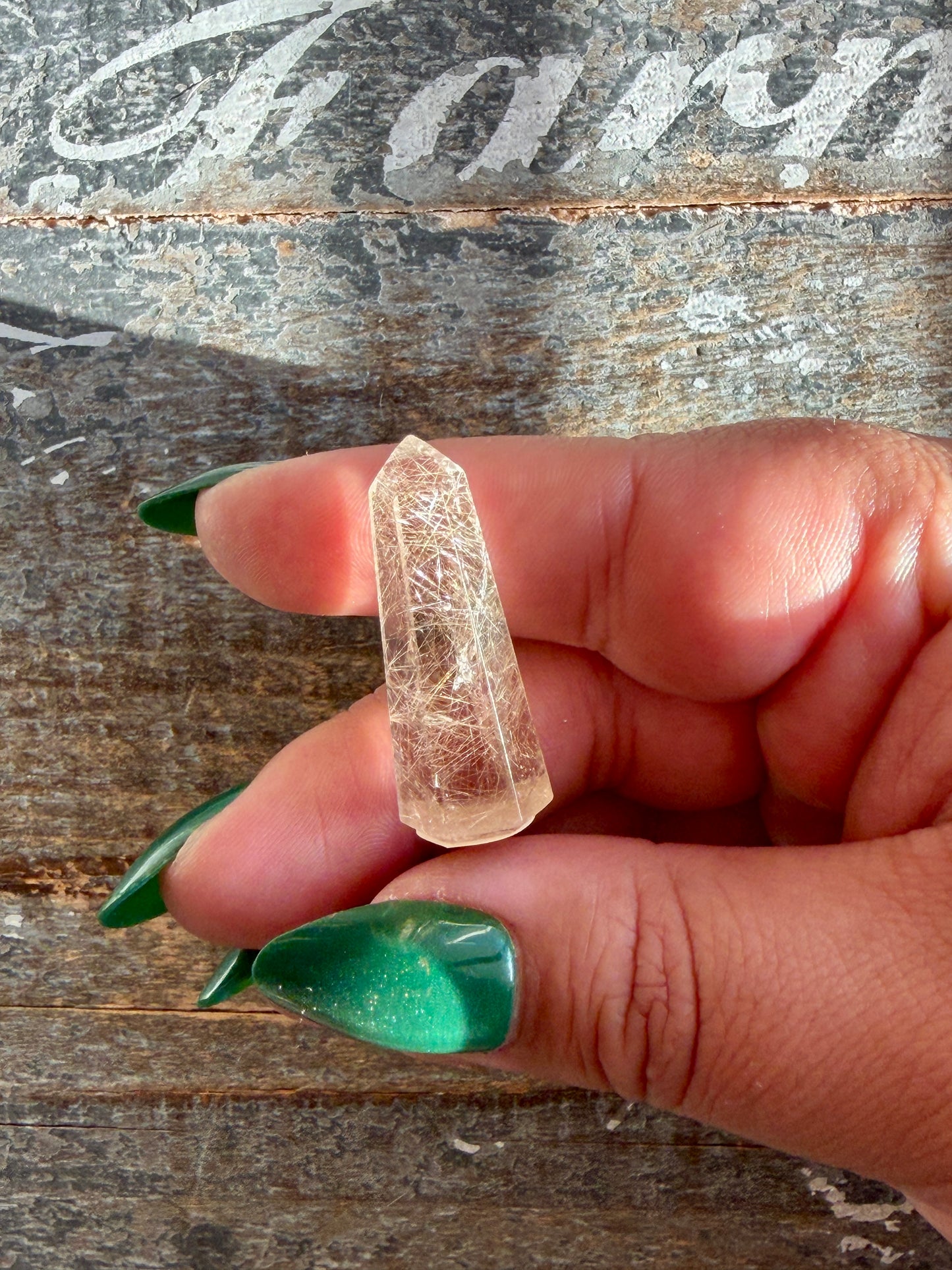 Mini Rutile in Quartz Tower | Opt B | Brazil