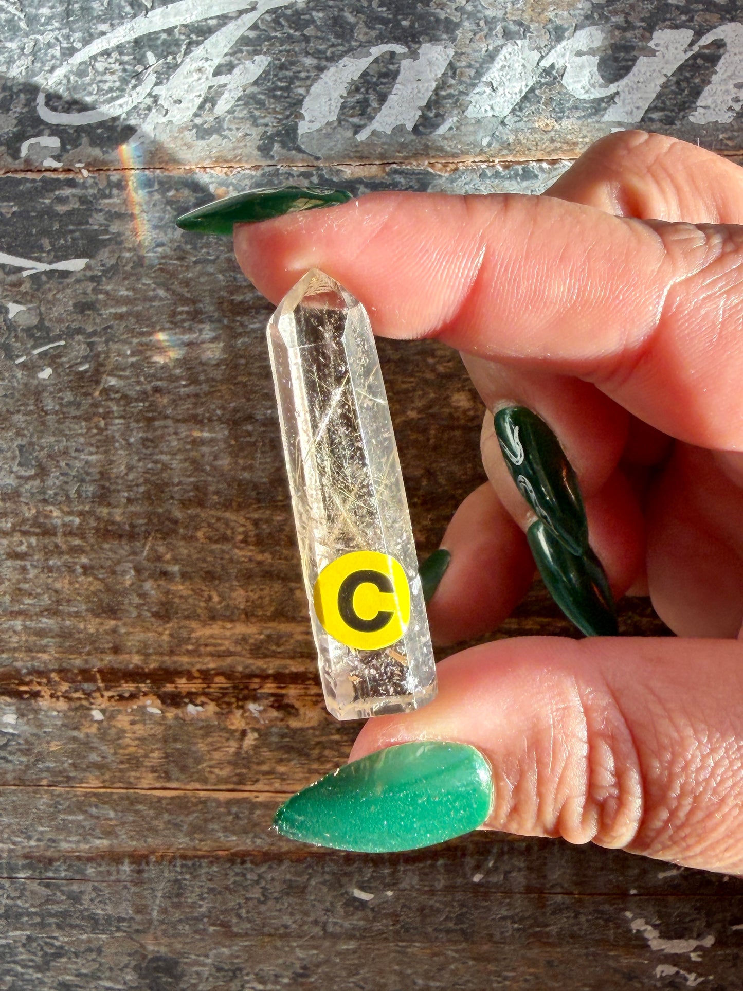 Mini Rutile in Quartz Tower | Opt C | Brazil