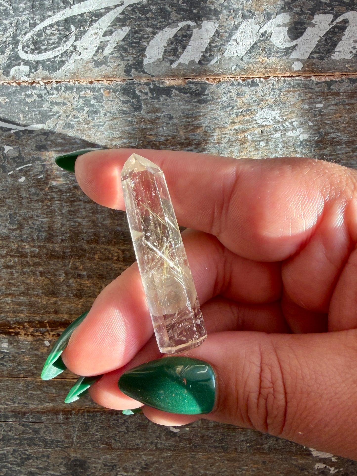 Mini Rutile in Quartz Tower | Opt C | Brazil